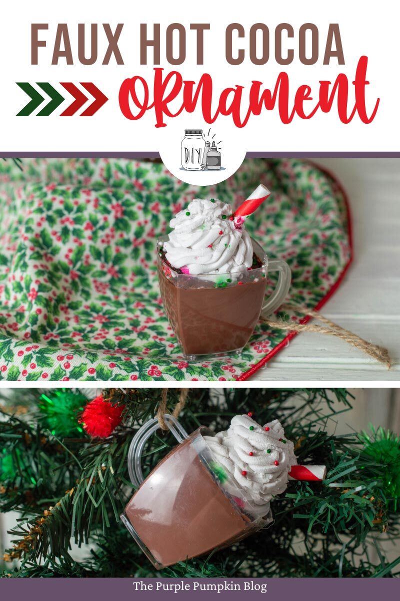Faux Hot Cocoa Ornament