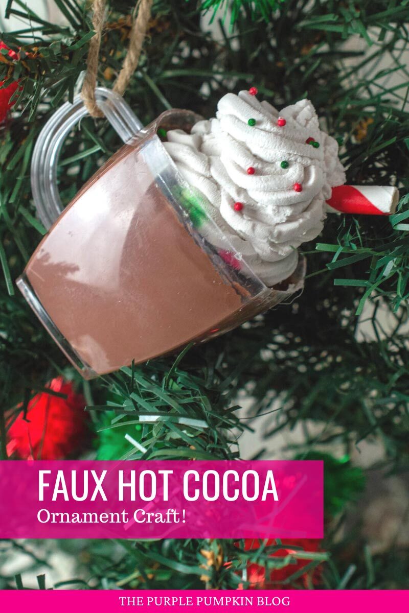 Faux Hot Cocoa Ornament Craft