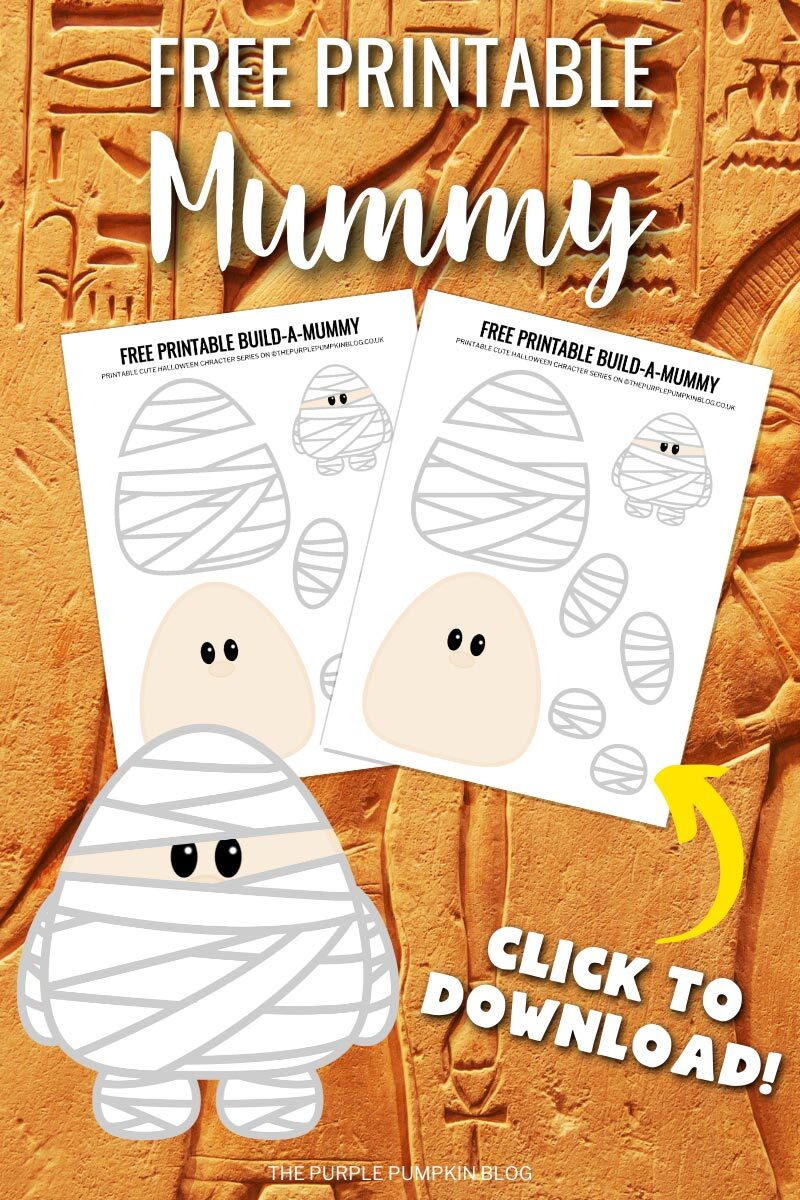 Free Printable Mummy - Click to Download