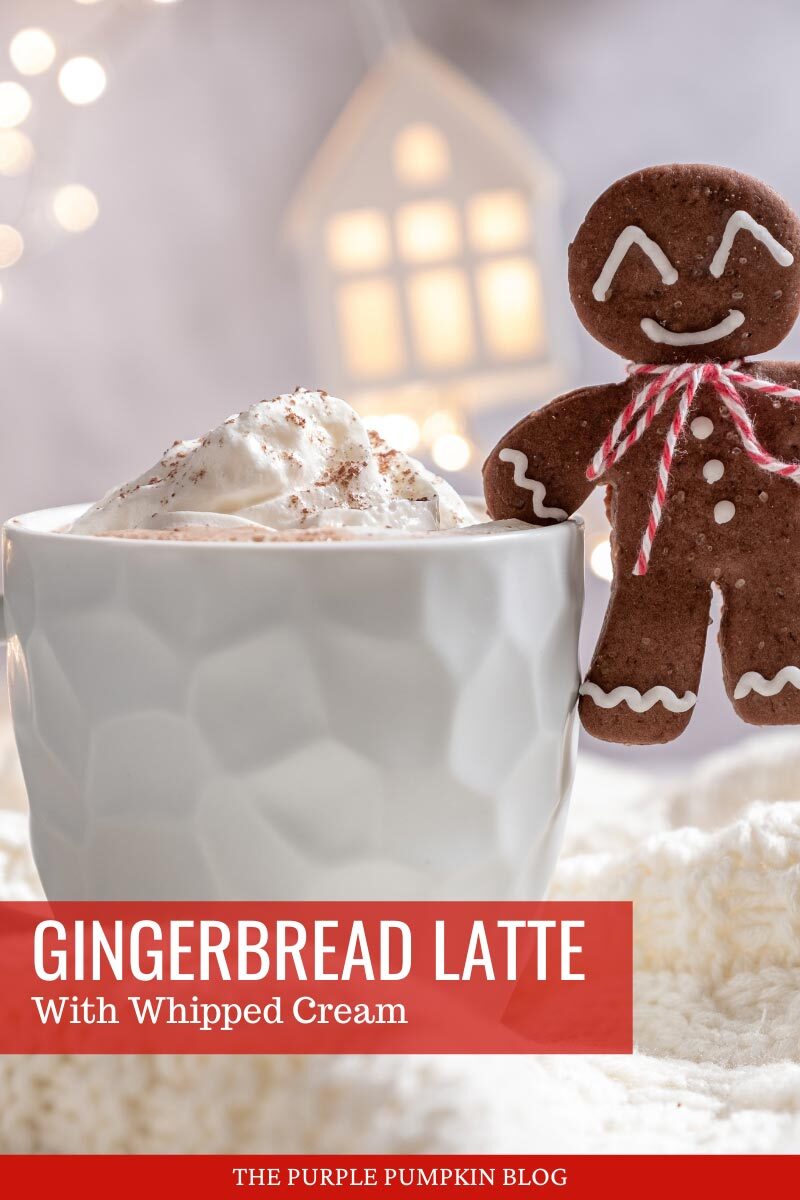 Gingerbread Latte with Whipped Cream