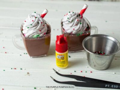 Gluing Sprinkles to Spackle