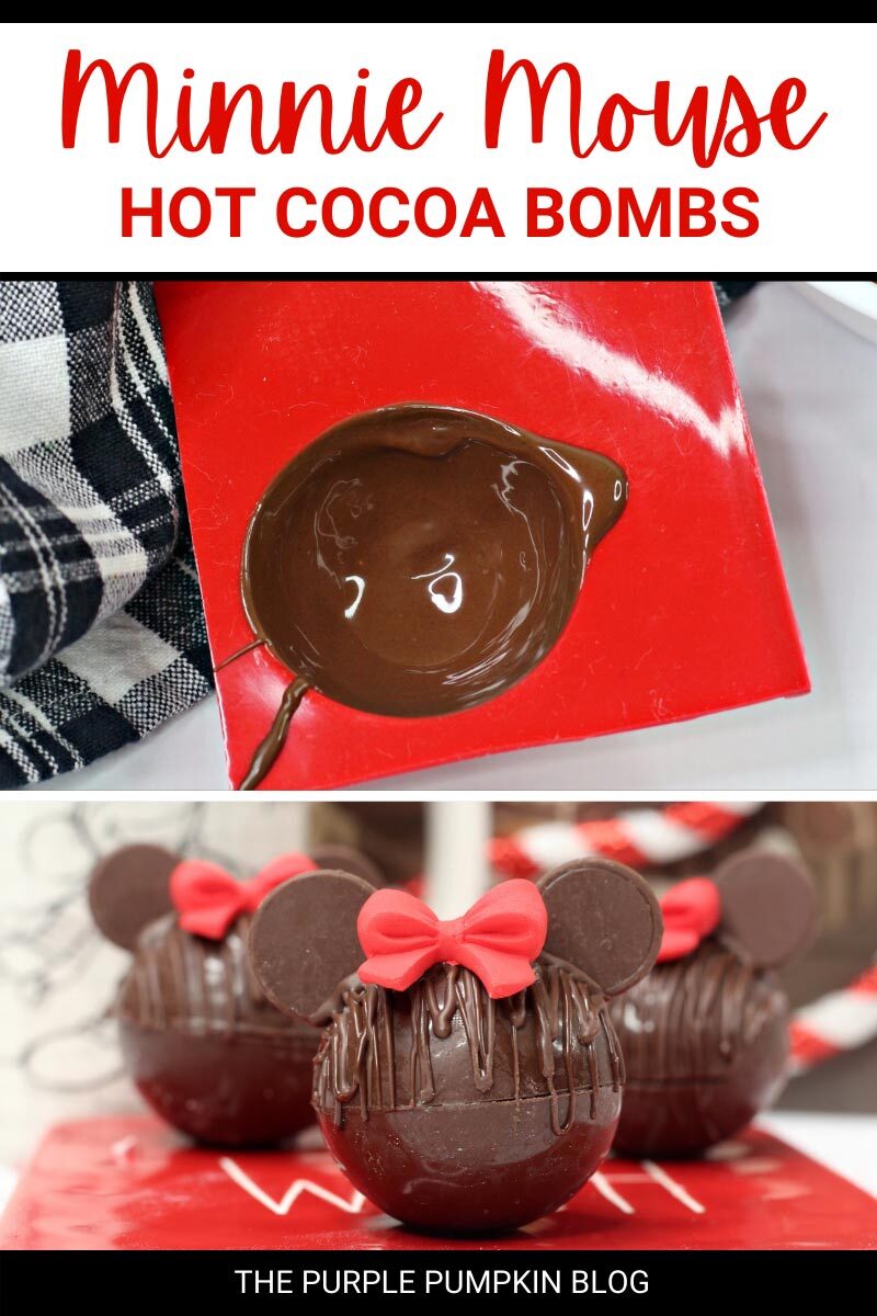 How To Make Minnie Mouse Hot Cocoa Bombs