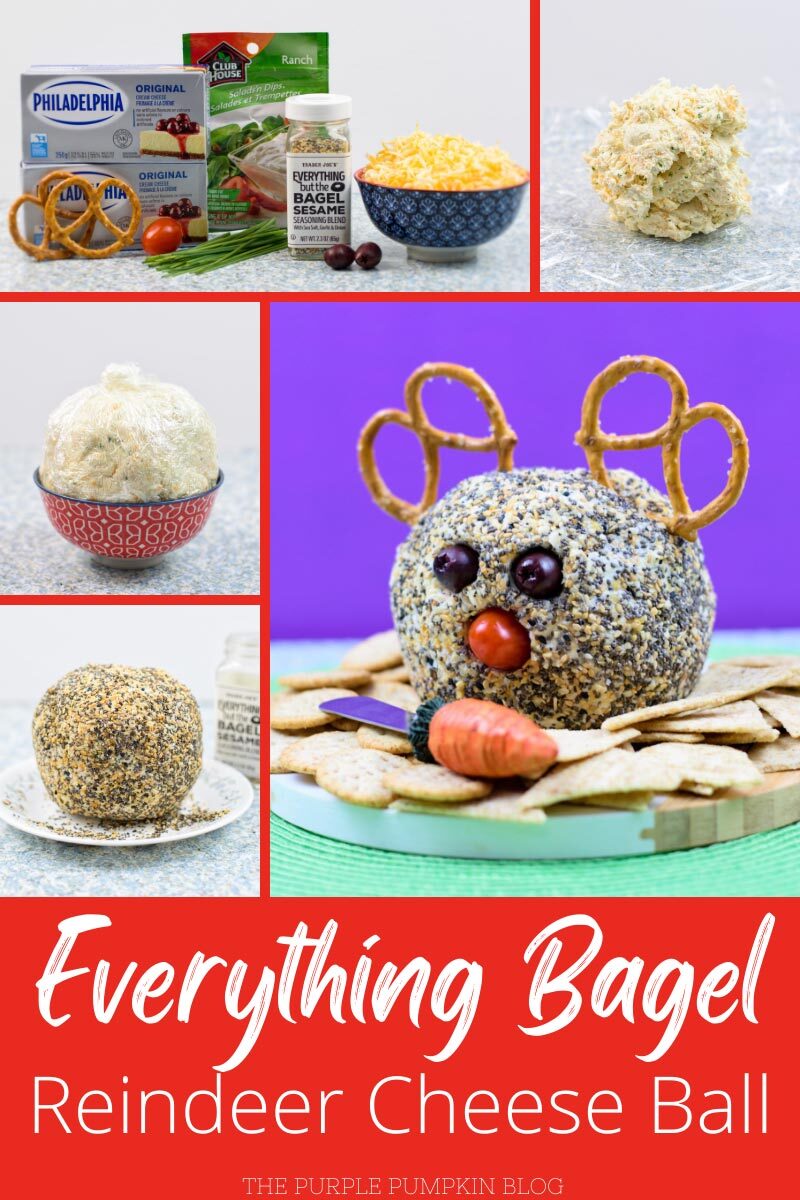 How To Make an Everything Bagel Reindeer Cheese Ball