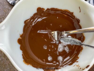 Melted Chocolate with Coconut Oil