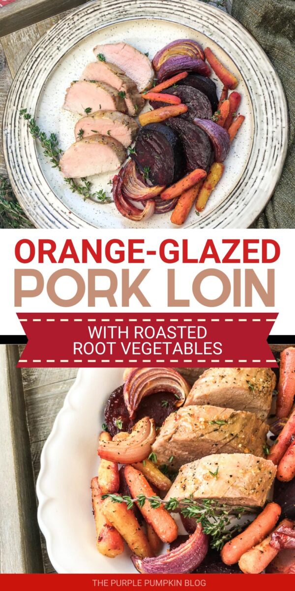 Orange-Glazed Pork Loin with Roasted Root Vegetables