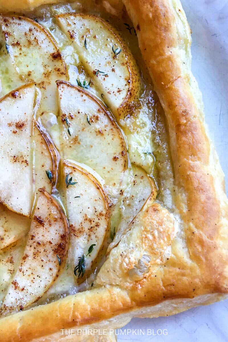 Pear and Brie Puff Pastry Tart Recipe