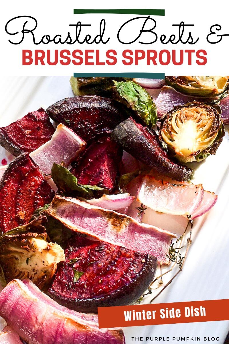 Roasted Beets & Brussels Sprouts Winter Side Dish