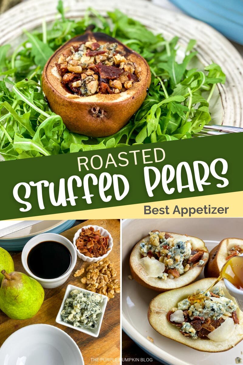 Roasted Stuffed Pears - Best Appetizer!