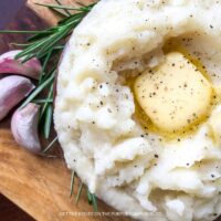 Rosemary Garlic Mashed Potatoes (Instant Pot Recipe)