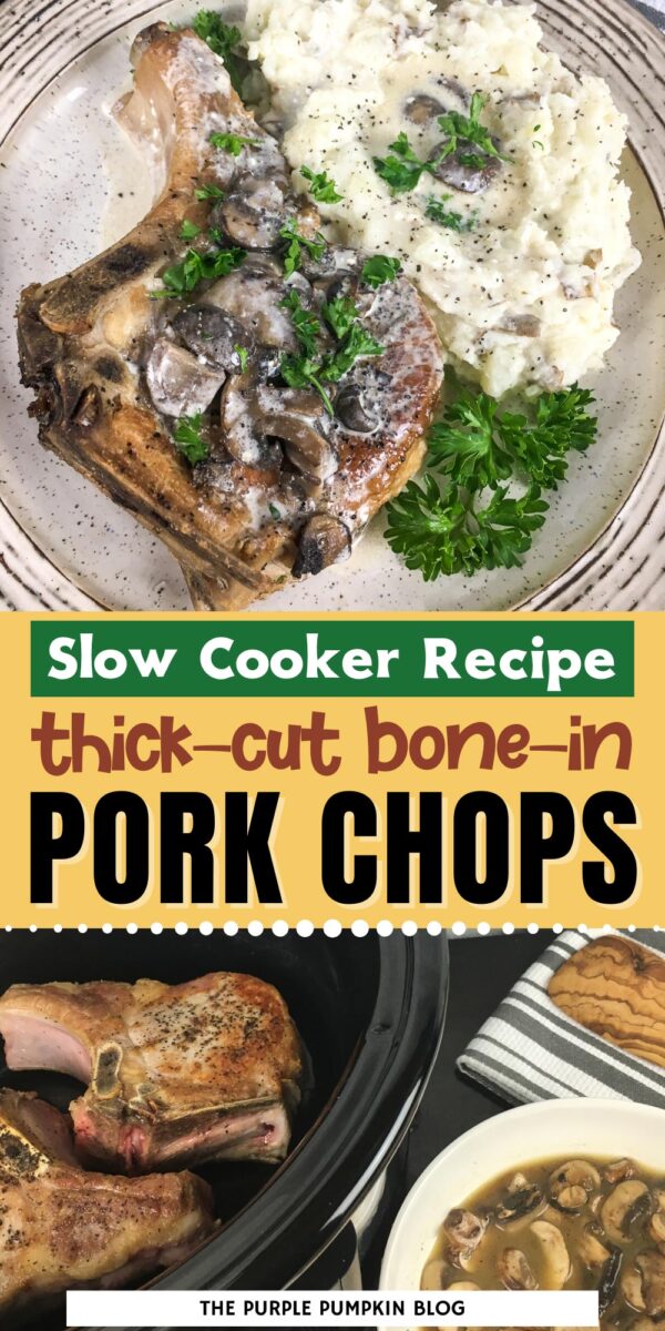 Slow Cooker Recipe for Thick-Cut Bone-In Pork Chops