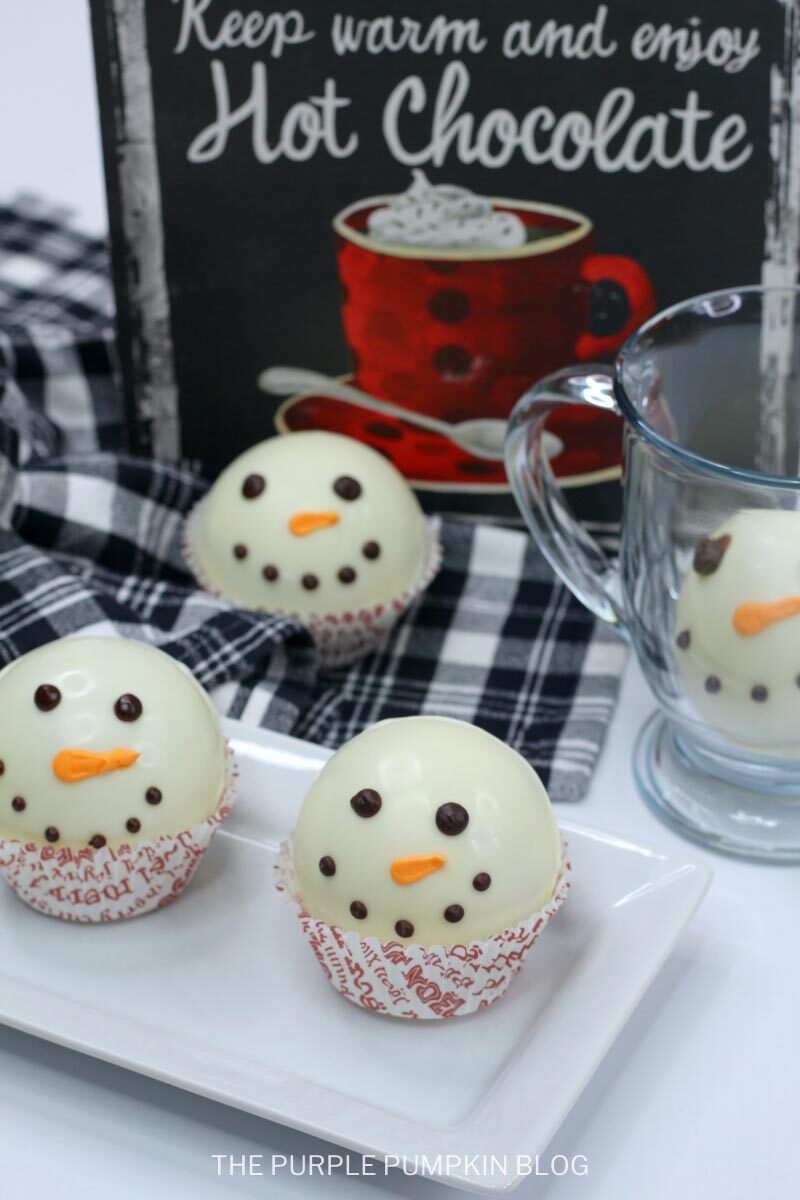 Snowman White Hot Chocolate Bombs
