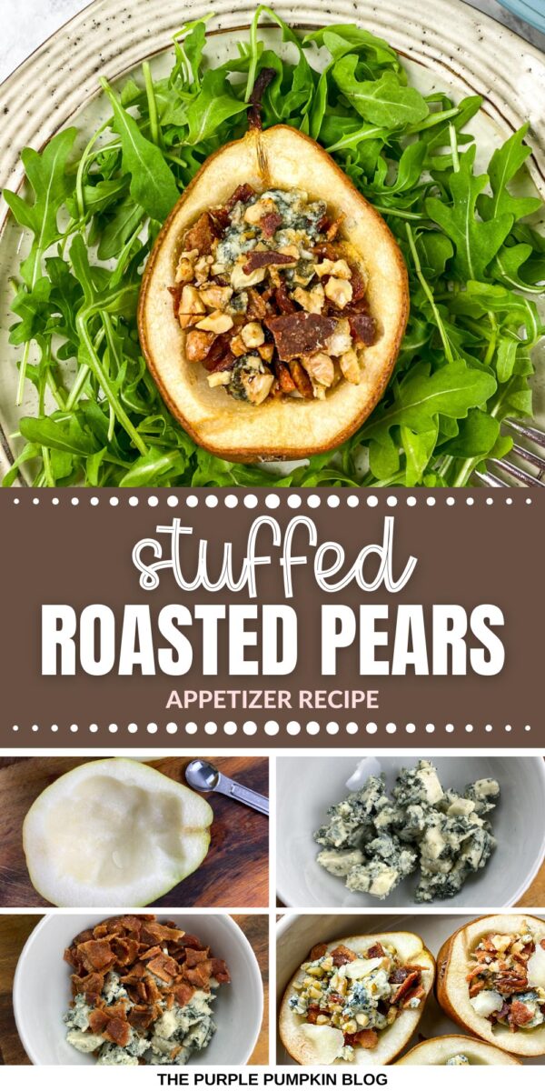 Stuffed Roasted Pears Appetizer Recipe