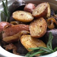 Tri-Color Roasted Rosemary Potatoes Recipe