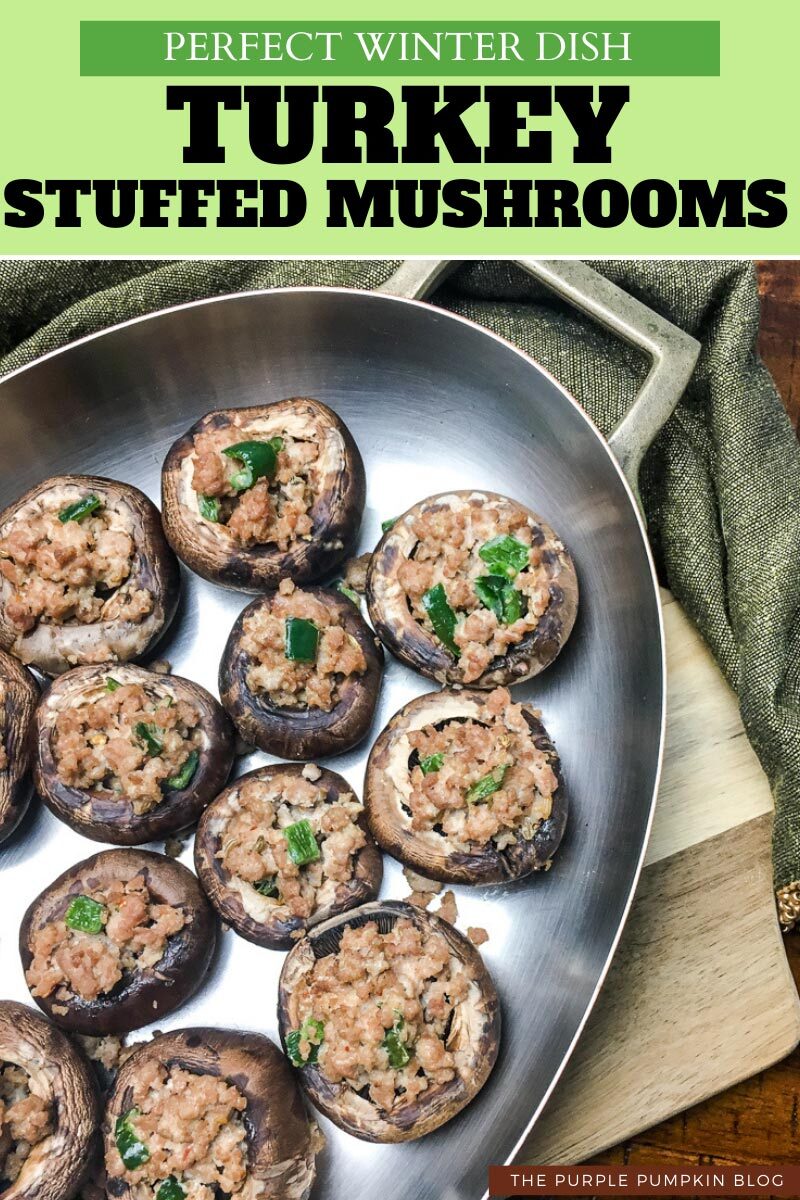 Turkey Stuffed Mushrooms - Perfect Winter Dish