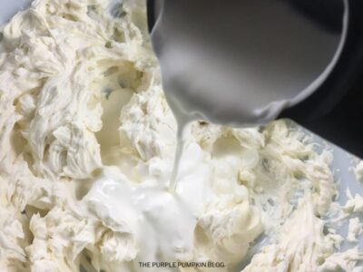 Whipping the Cheesecake Filling