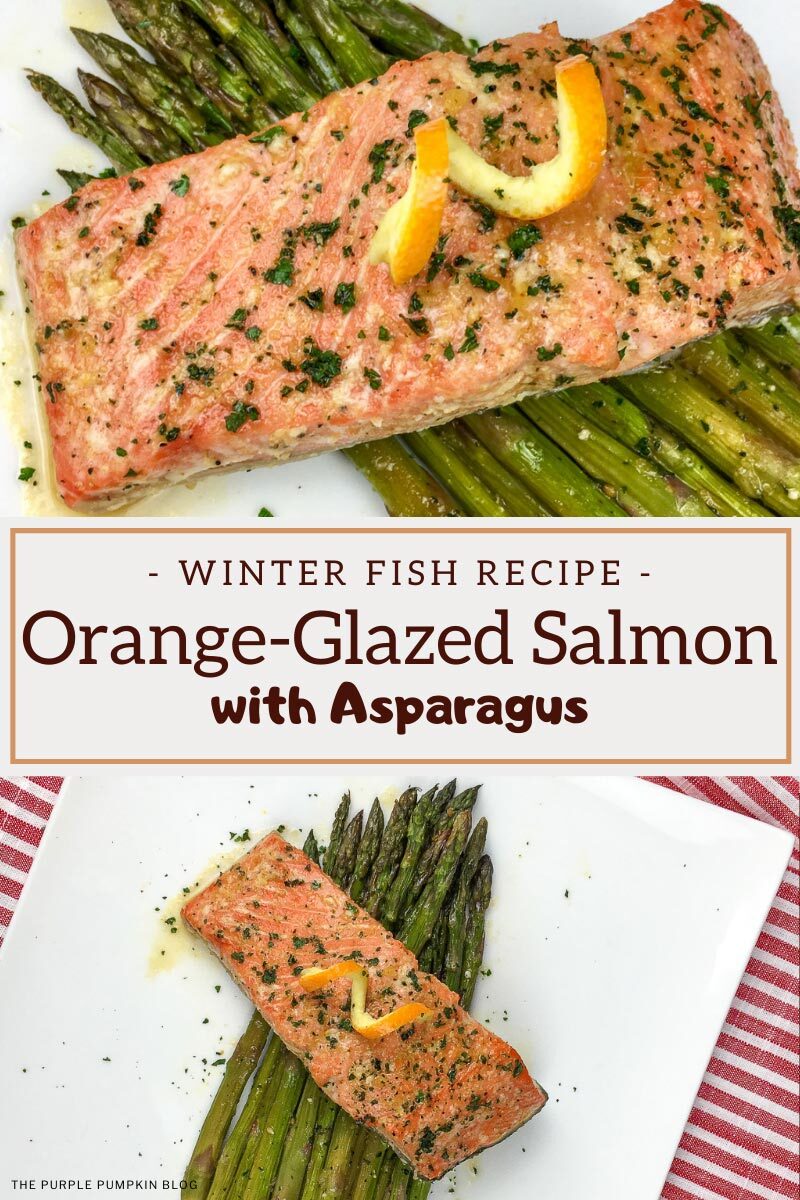 Winter Fish Recipe - Orange-Glazed Salmon with Asparagus