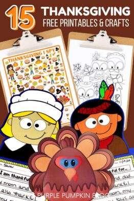 15+ Thanksgiving Free Printables and Crafts For All The Family!