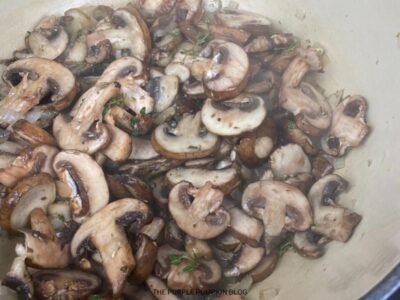 Cooking the Mushrooms