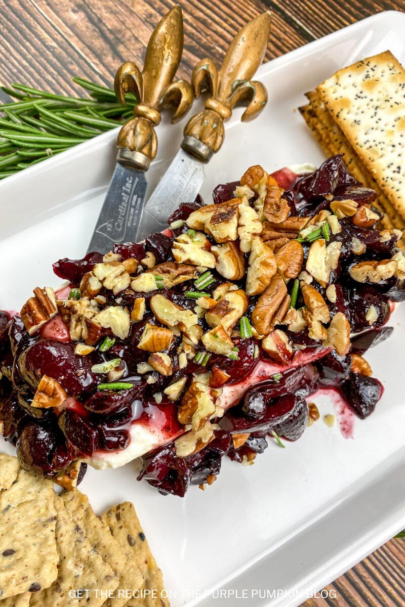 Cream Cheese Spread with Warm Cherry Sauce Recipe