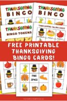 Free Printable Thanksgiving Bingo Cards