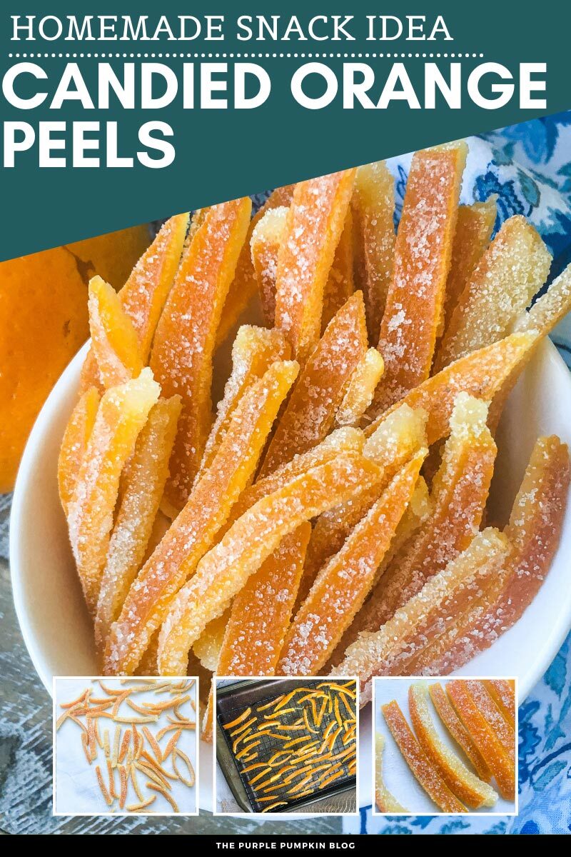 Homemade Snack Idea - Candied Orange Peels