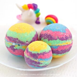 How to Make Unicorn Bath Bombs