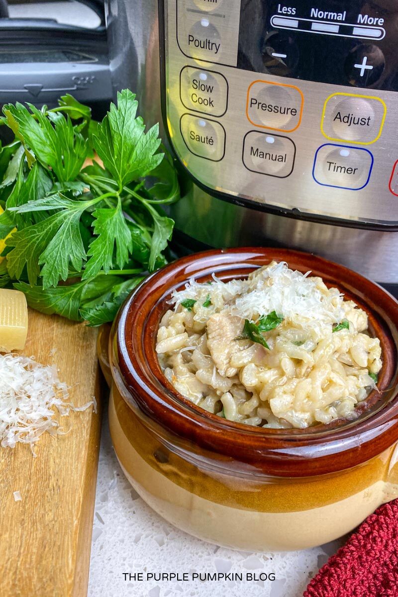 Instant Pot Lemon Chicken Risotto in 30 Minutes