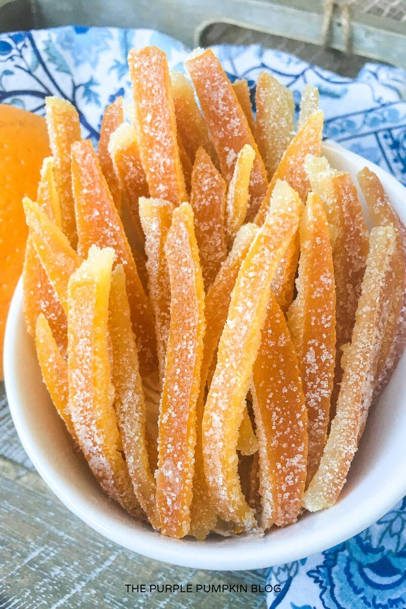 Recipe for Candied Orange Peels