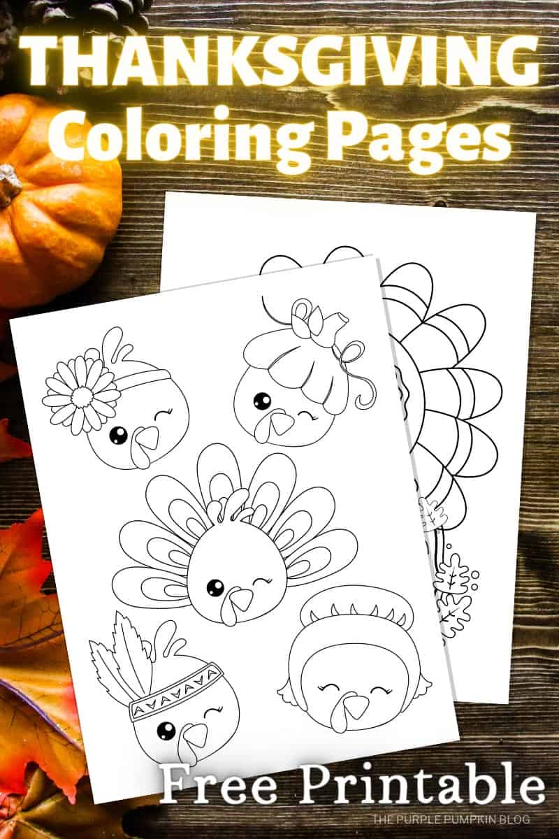 Free Printable Thanksgiving Coloring Pages To Print At Home
