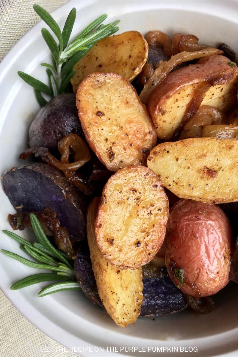 Tri-Color Roasted Rosemary Potatoes