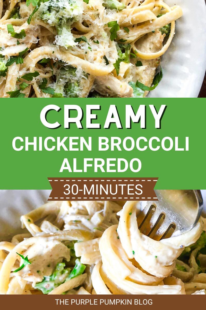 Creamy Chicken Broccoli Alfredo