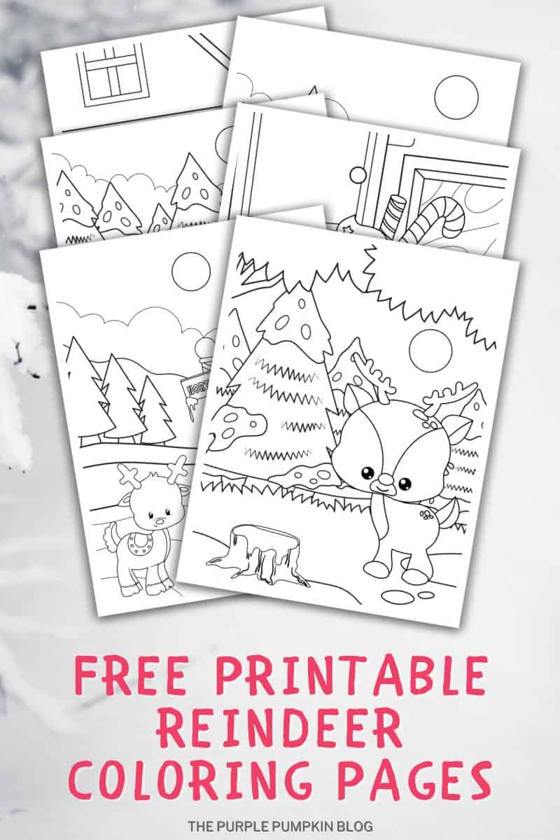 Free-Printable-Reindeer-Coloring-Pages