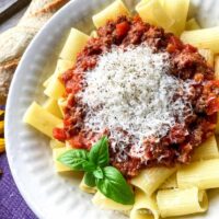 One Pot Italian Meat Sauce Recipe