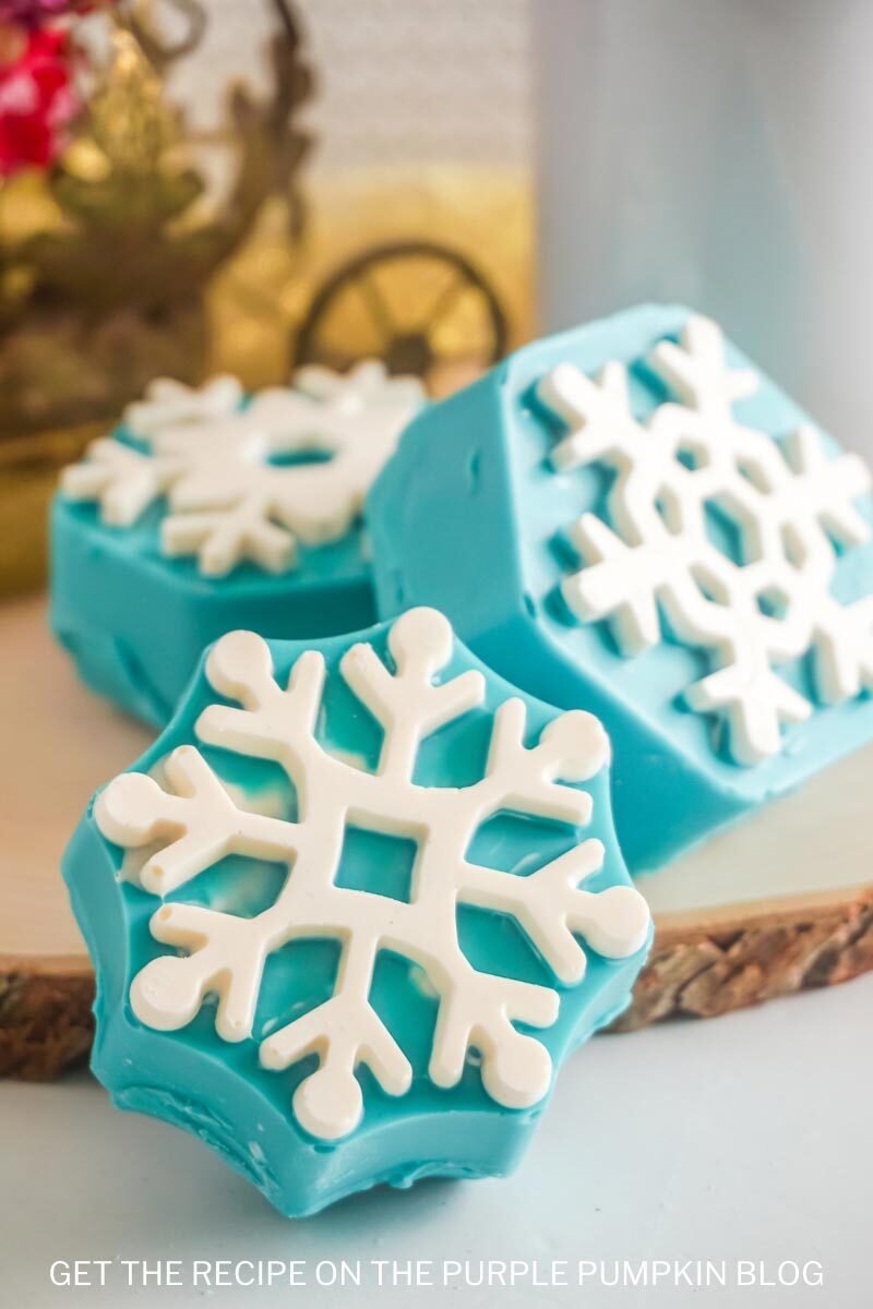 Snowflake Hot Cocoa Bombs