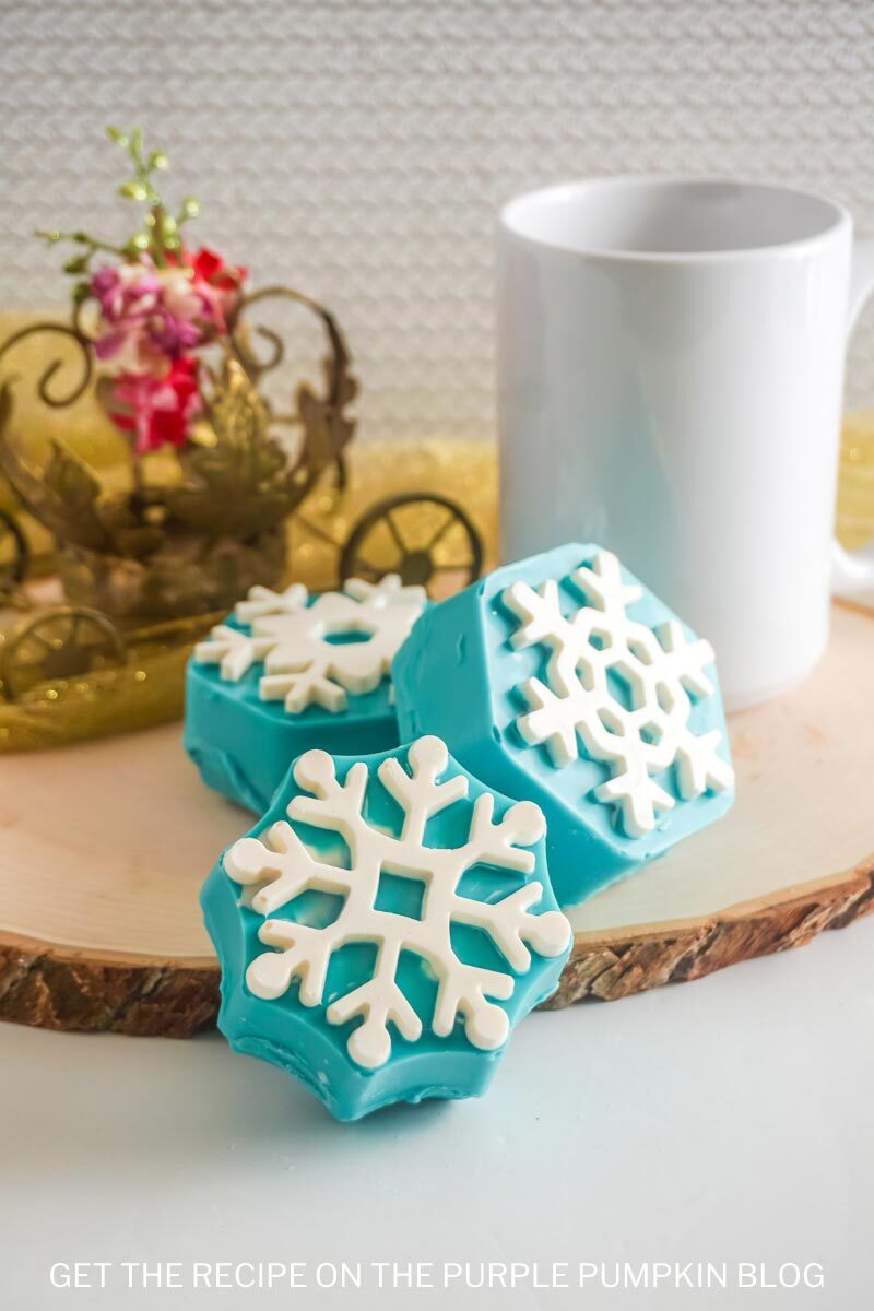 Snowflake Hot Cocoa Bombs