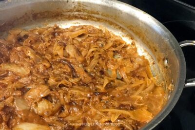 Adding Balsamic to Caramelized Onions