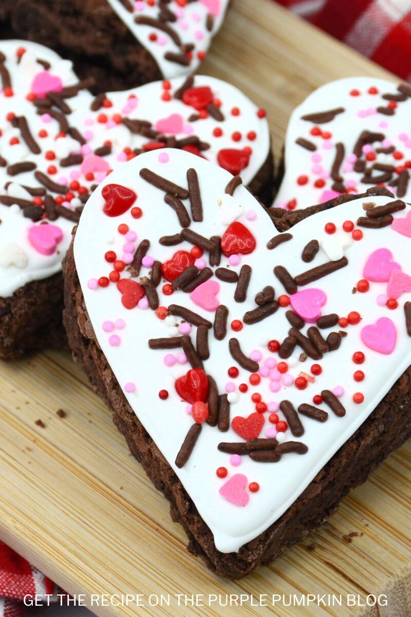 Chocolate Brownie Hearts Recipe