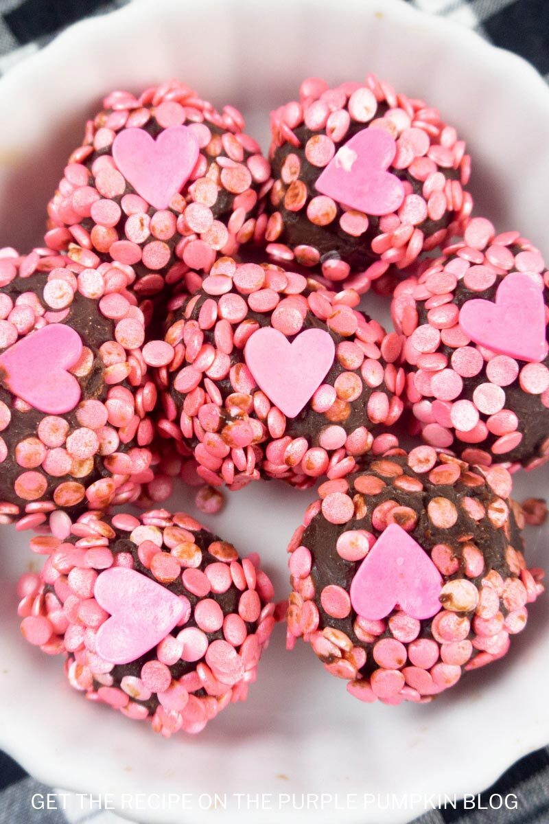 Chocolate Valentine's Day Truffles