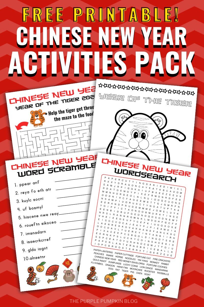 Free Printable Chinese New Year Activities Pack