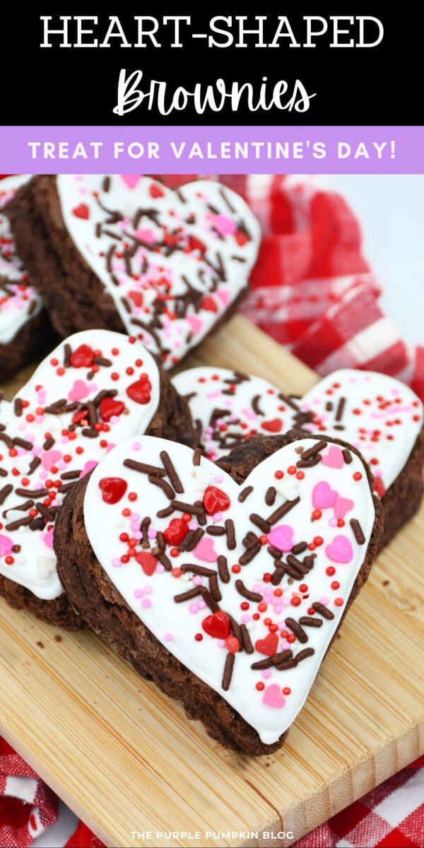 Heart-Shaped Brownies - Treat for Valentine's Day