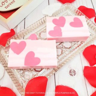 How to Make Layered Hearts Valentines Soap
