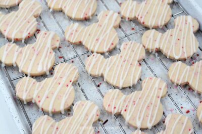 Iced Mickey Mouse Cookies