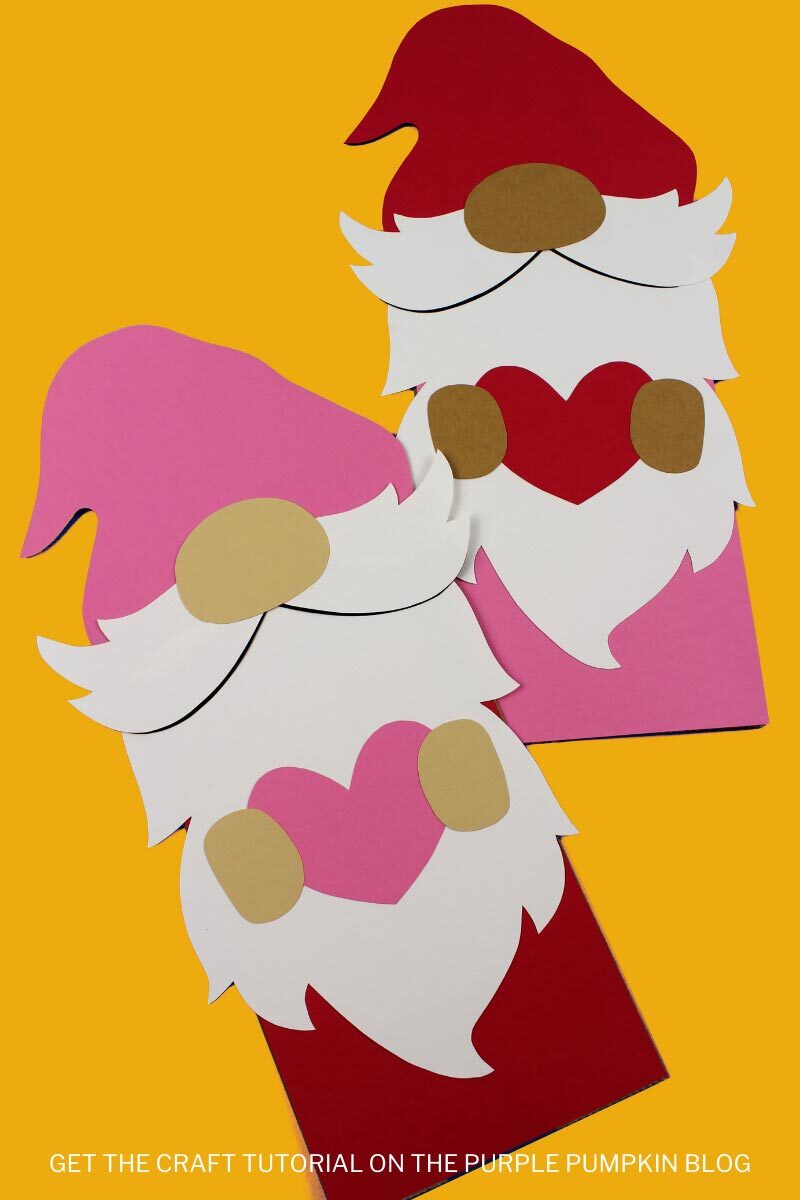 Make Cute Paper Gnomes for Valentine's Day