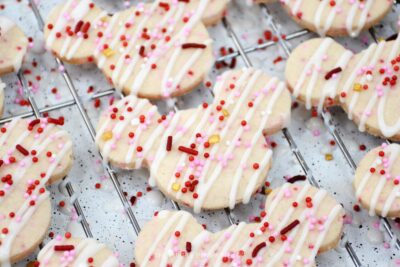 Mickey Mouse Cookies with Icing and Sprinkles