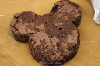 Mickey Mouse Shaped Brownie
