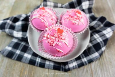 Pink Hot Cocoa Bombs