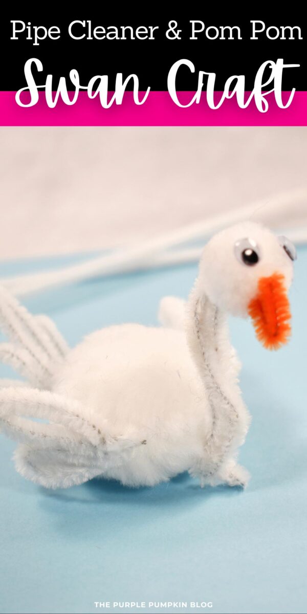 Pipe Cleaner and Pom Pom Swan Craft Tutorial