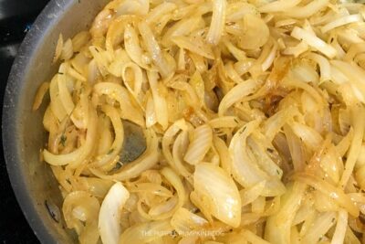 Process of Caramelizing Onions