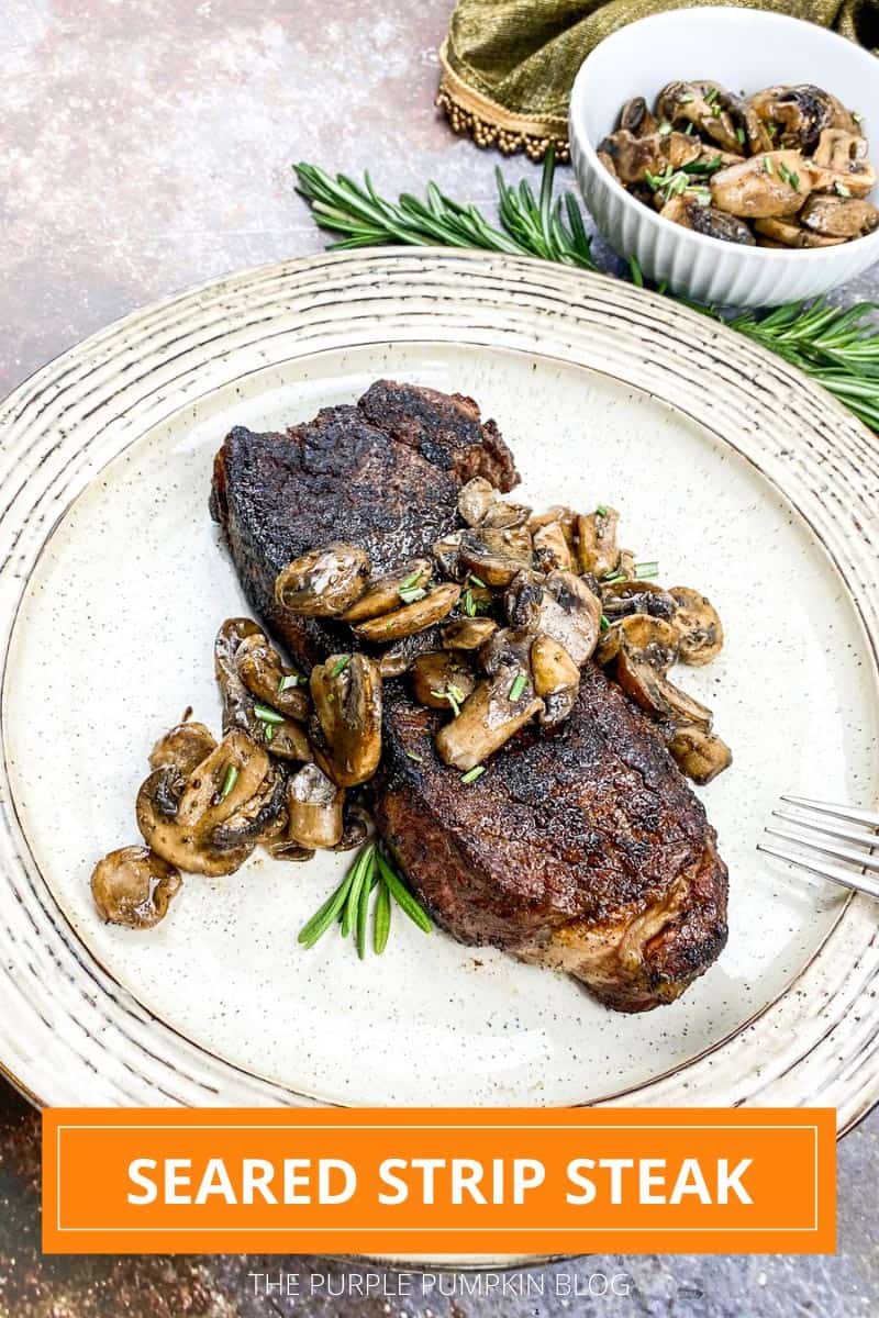 Simple Seared Strip Steak Recipe