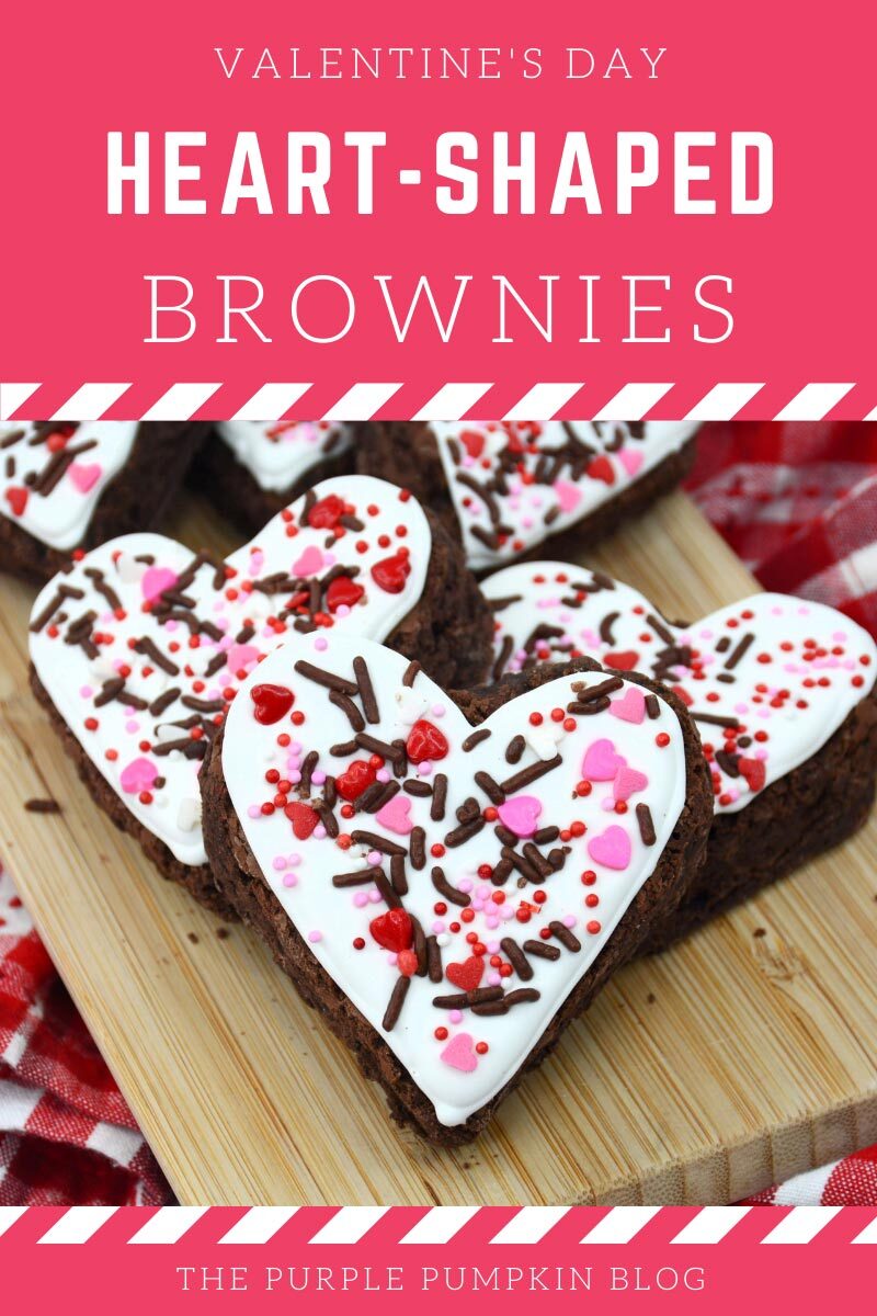 Valentine's Day Heart-Shaped Brownies